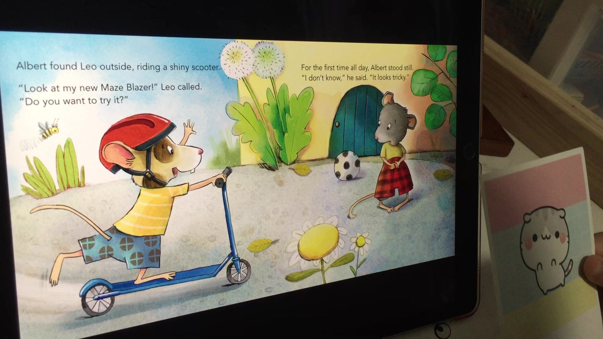 许个愿,阿尔伯特!2019_07_25【茉莉学英文】(6y)