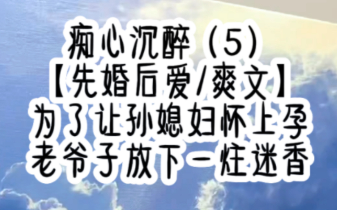 痴心沉醉(5)【先婚后爱/爽文】为了让孙媳妇怀上孕,老爷子放下一炷迷香哔哩哔哩bilibili