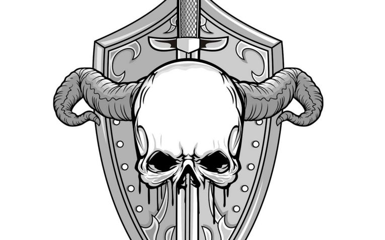 骨头盾牌的绘画丨原画cg教程丨手绘教程丨绘画教程丨cg道具设计丨cg