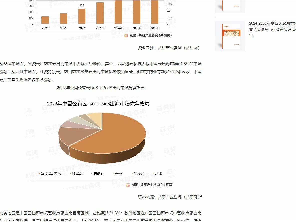 [图]共研网调研-2023年中国云出海行业发展现状及行业发展趋势分析