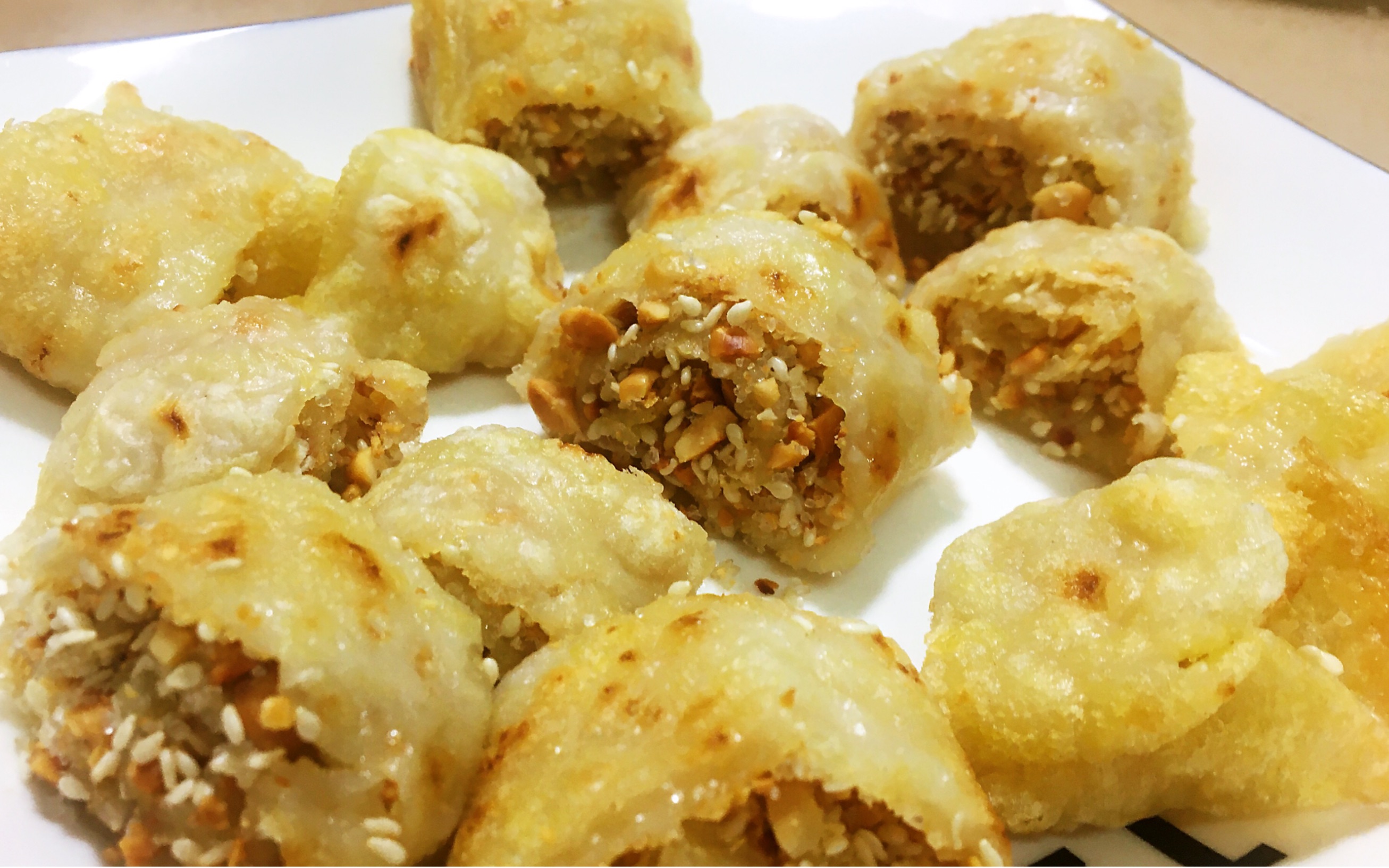 广式点心甜薄撑家常做法,口感酥软清甜甘香