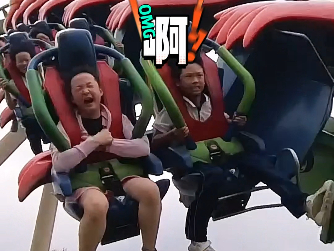 挑战珠海长隆海洋王国鹦鹉过山车,人在前面飞魂在后面追,你们敢玩吗