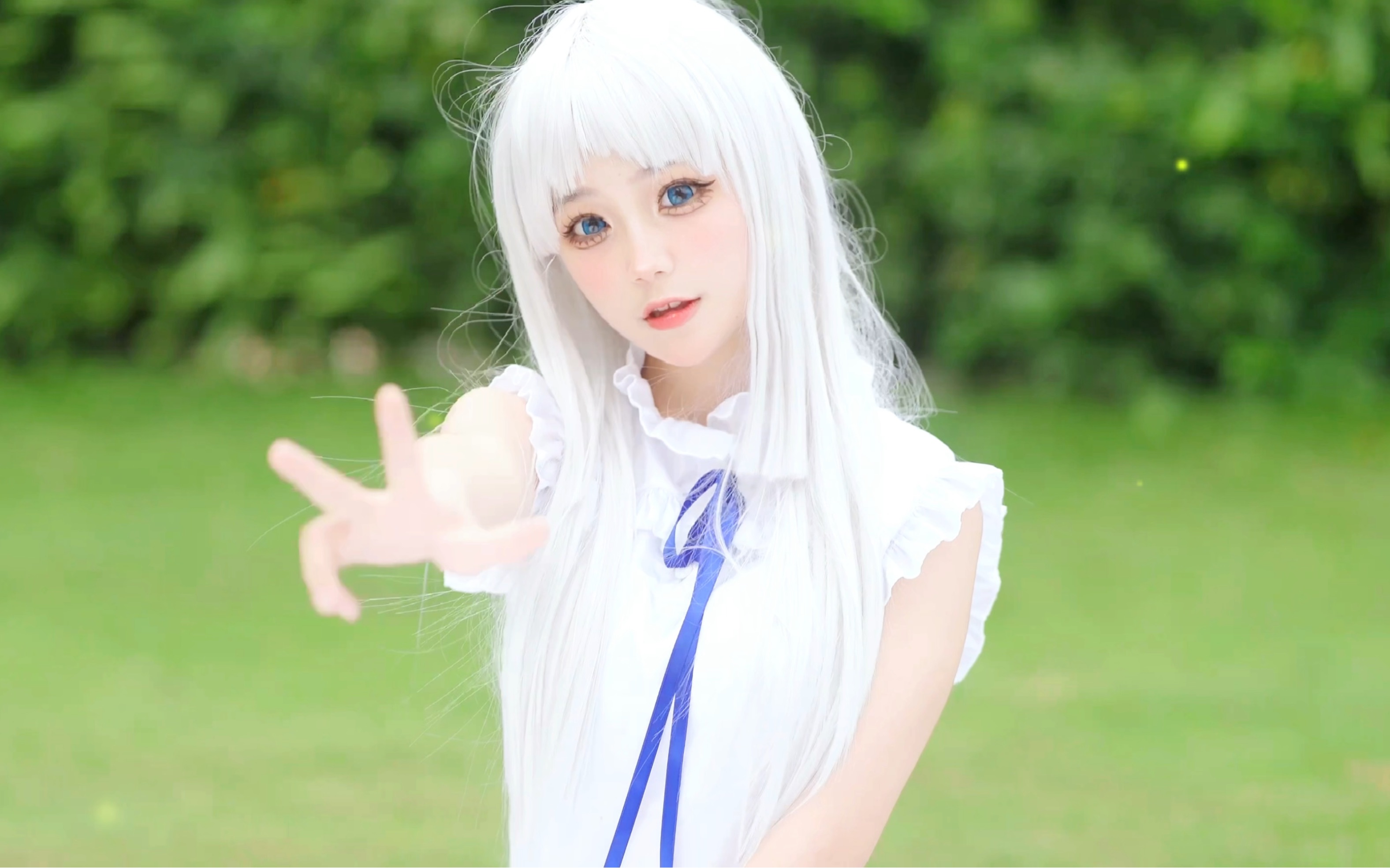 面码cos 我们任不知道那天看到的花的名字