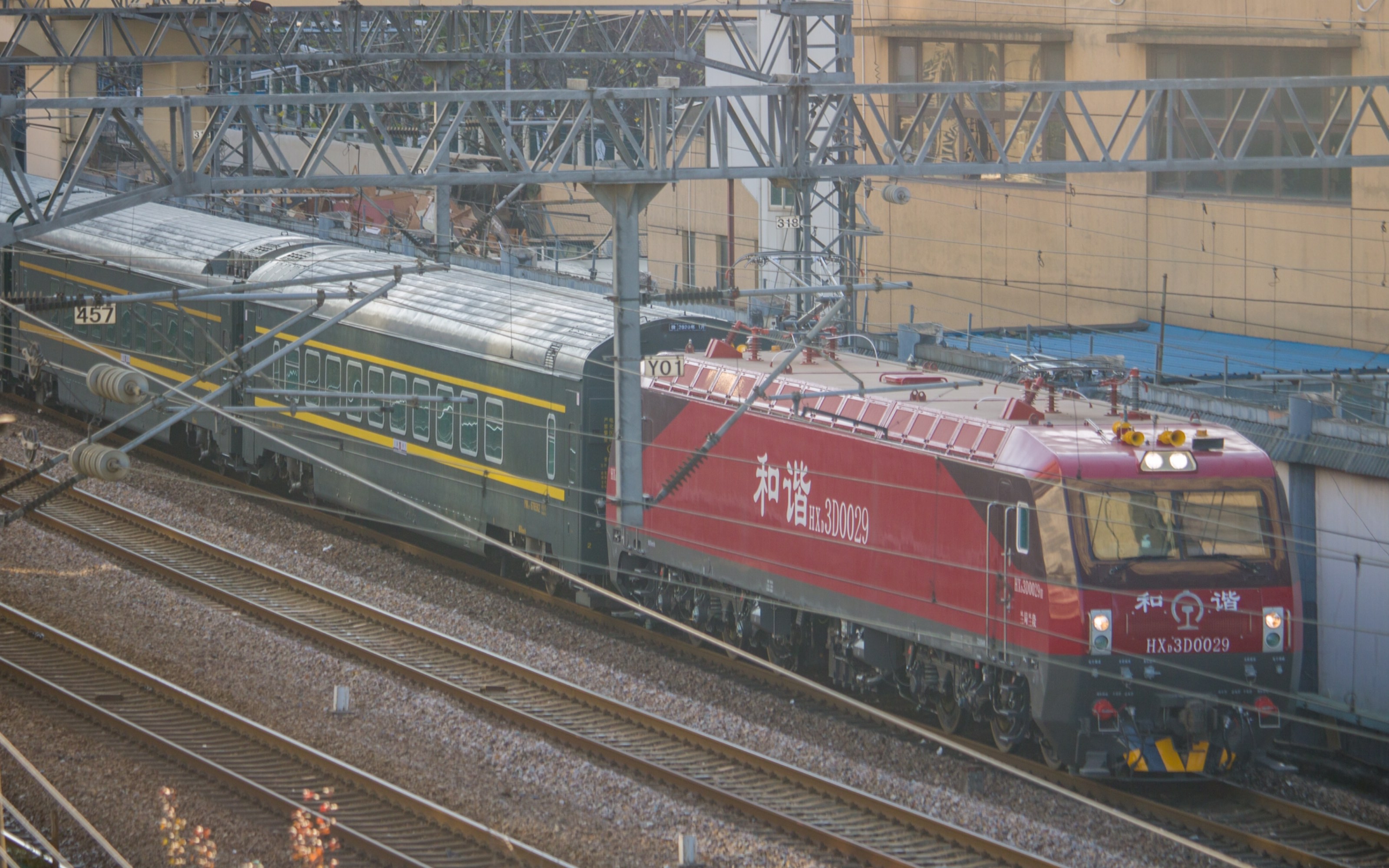 【中国铁路】(京沪上行首发车)(全列青藏bsp)z376上海