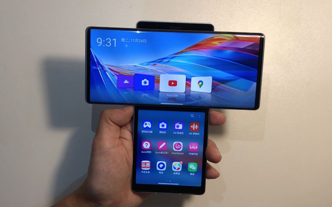 lg wing上手,来看看旋转屏手机