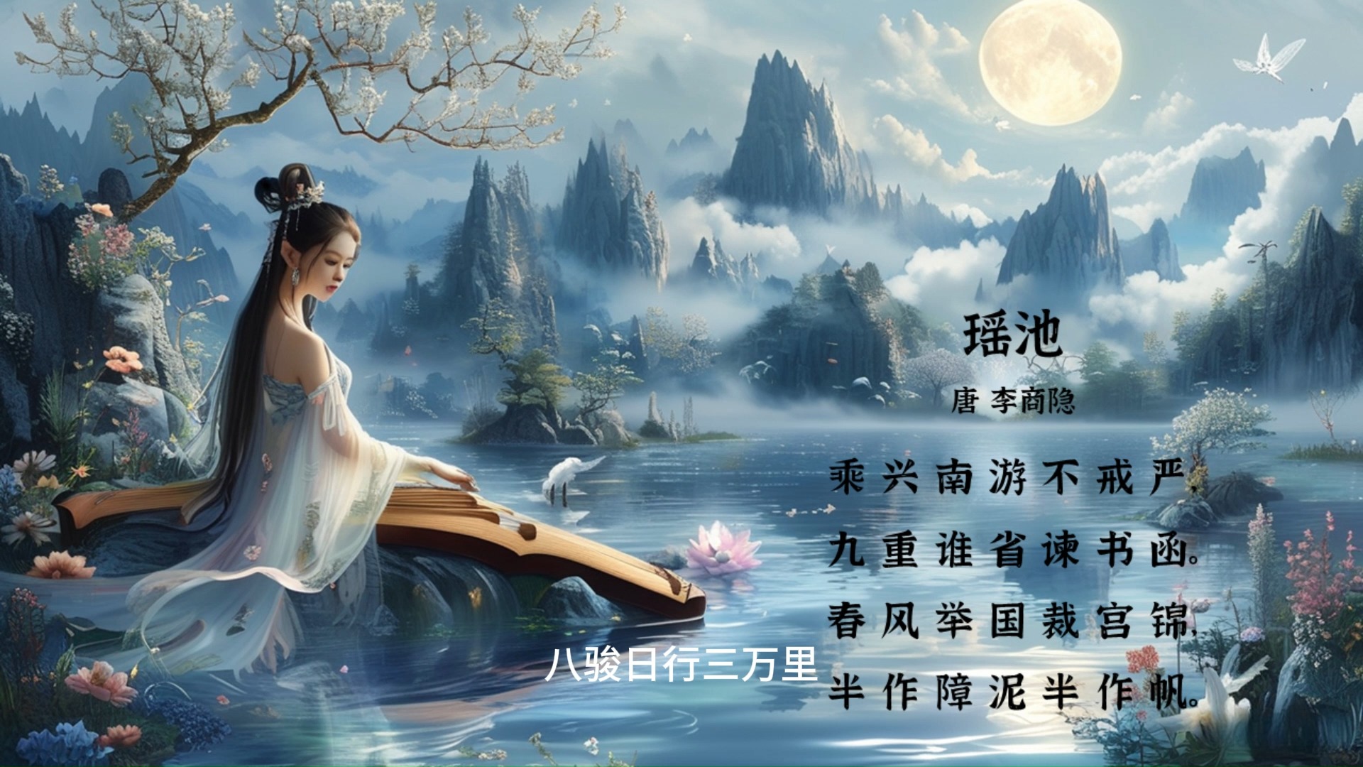 再读《瑶池》,体会诗人对皇帝求仙虚妄的讽刺与批判1