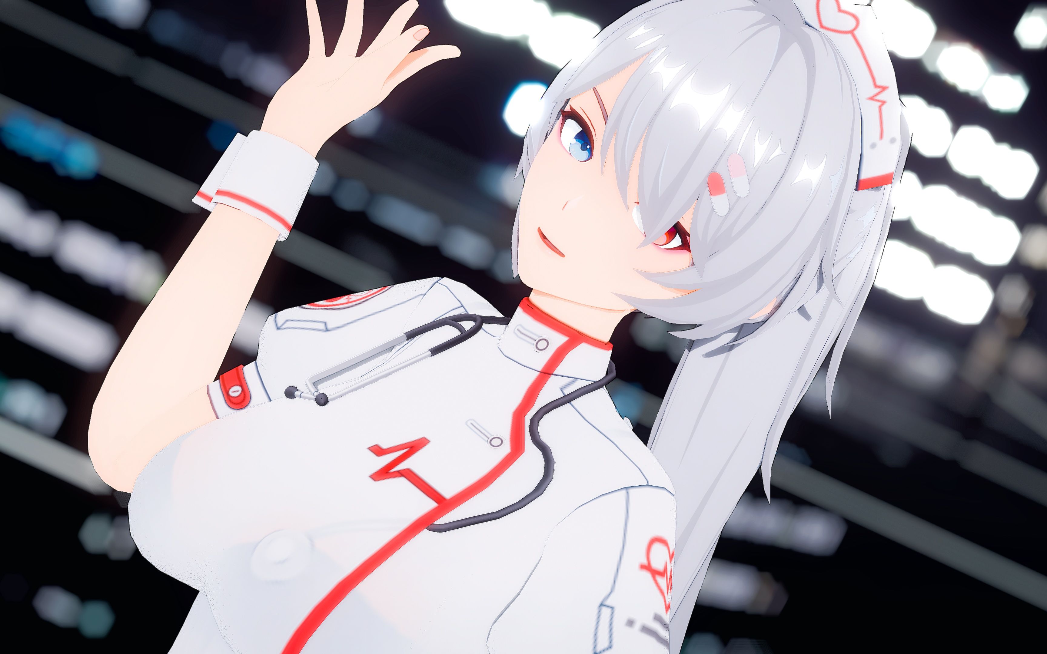 【深空之眼mmd/4k】国常立 - secret story of the swan【霹雳霹雳