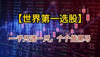 通达信【世界第一选股】选股器。