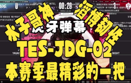 【2022年LPL夏季赛】TES VS JDG 02:阿水,神,滔博韧性太强啦,牛博,热血哔哩哔哩bilibili