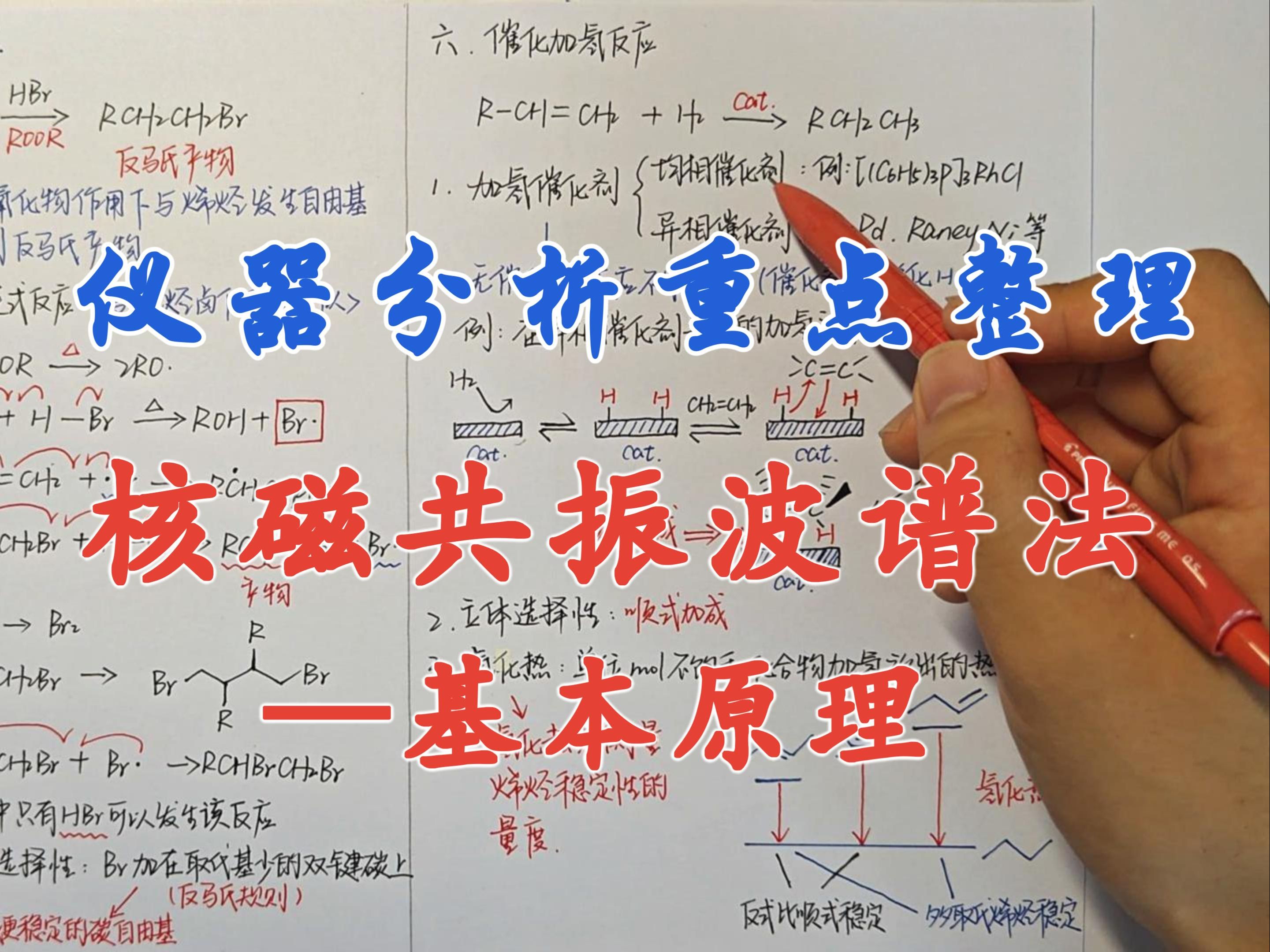 【仪器分析重点整理】核磁共振波谱法基本原理哔哩哔哩bilibili