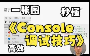 Download Video: 一张图 记住所有 JS Console 技巧 | 备忘录 | 高级调试技巧 | 工具库