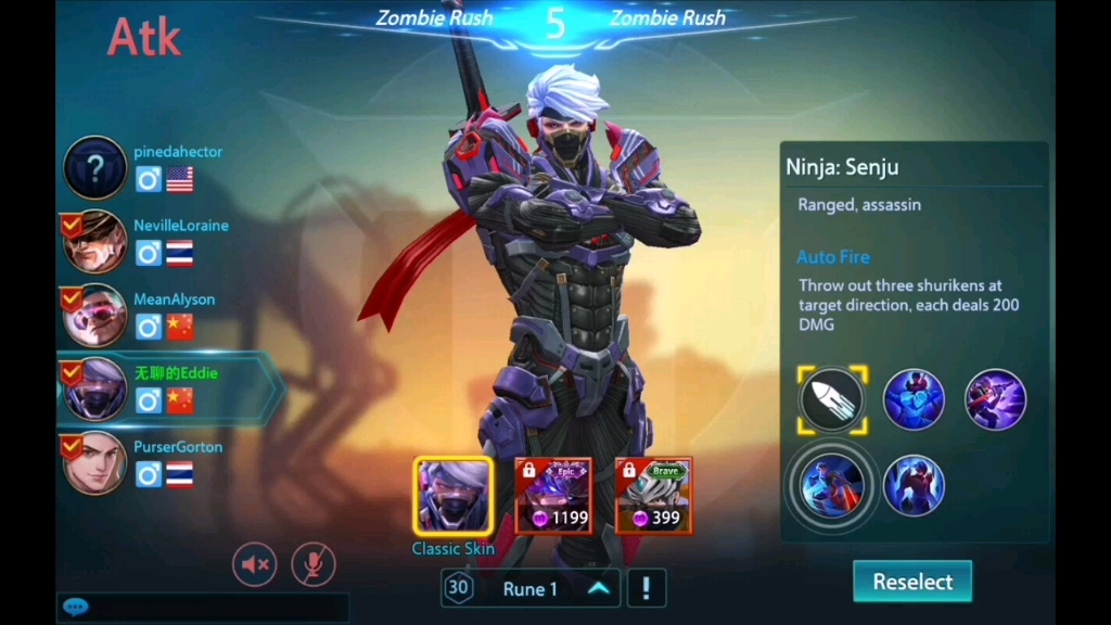 无聊的eddie 枪神对决国际服 千手-senju 第六期