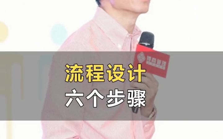 105 企业流程设计,遵循这六个步骤哔哩哔哩bilibili