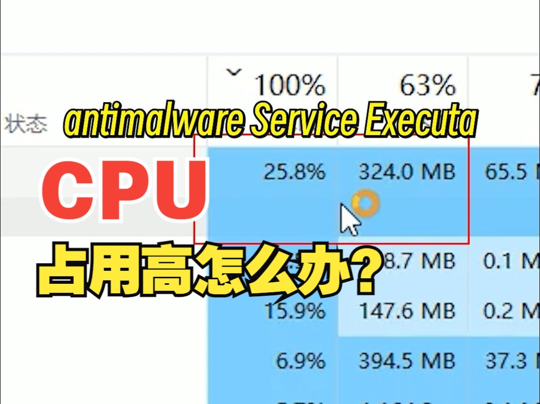 [图]如何解决CPU总是100%占用？【绿联】