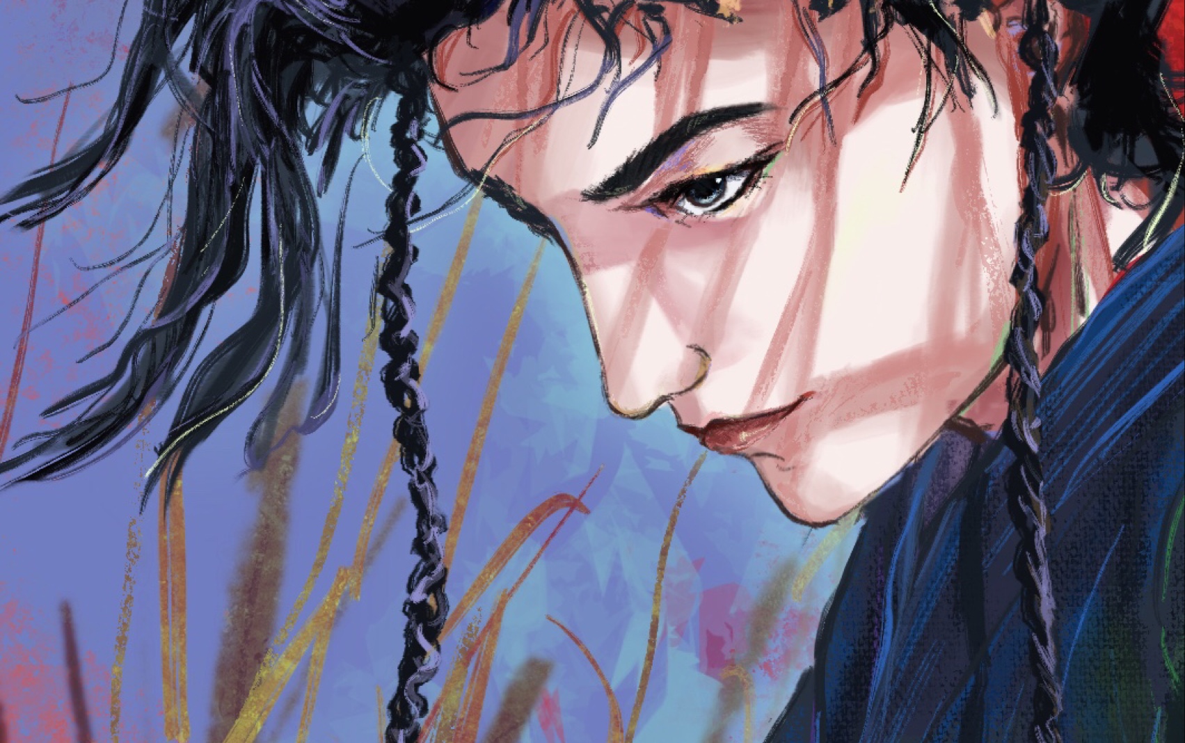 【procreate】摸摸丁禹兮,酷飒小猫咪