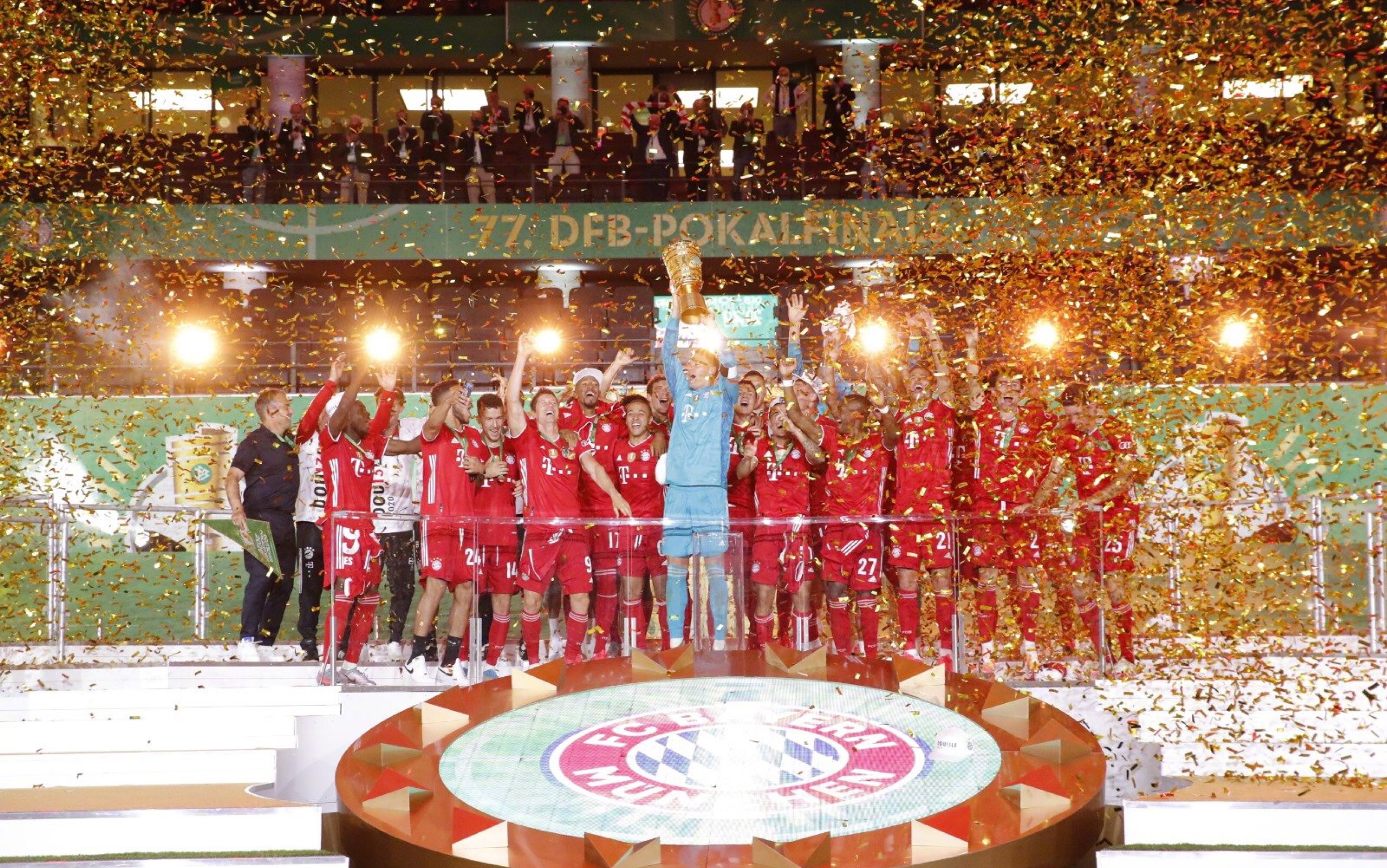 拜仁六冠王回顾—19-20赛季德国杯冠军 决赛拜仁4-2勒沃库森