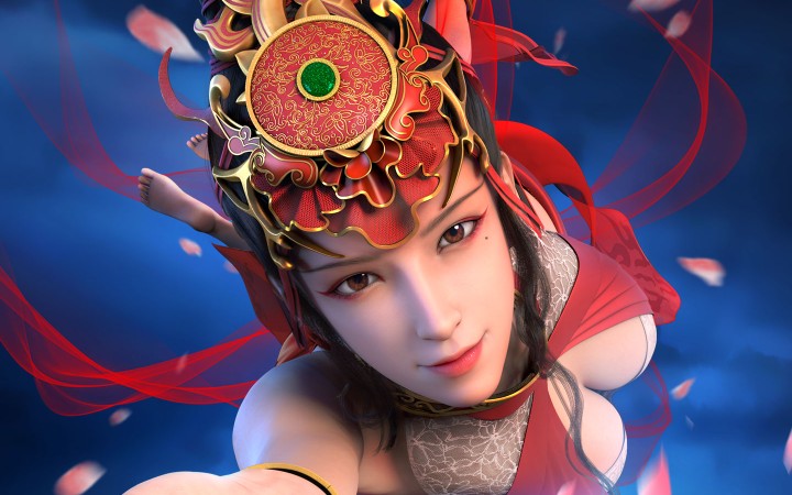 少年歌行天女姐姐出场超美滴