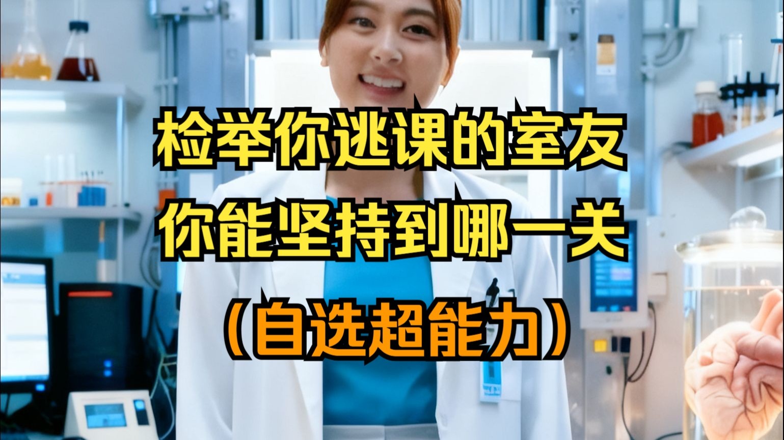 检举你逃课的室友，你能撑到第几关？（自选超能力）