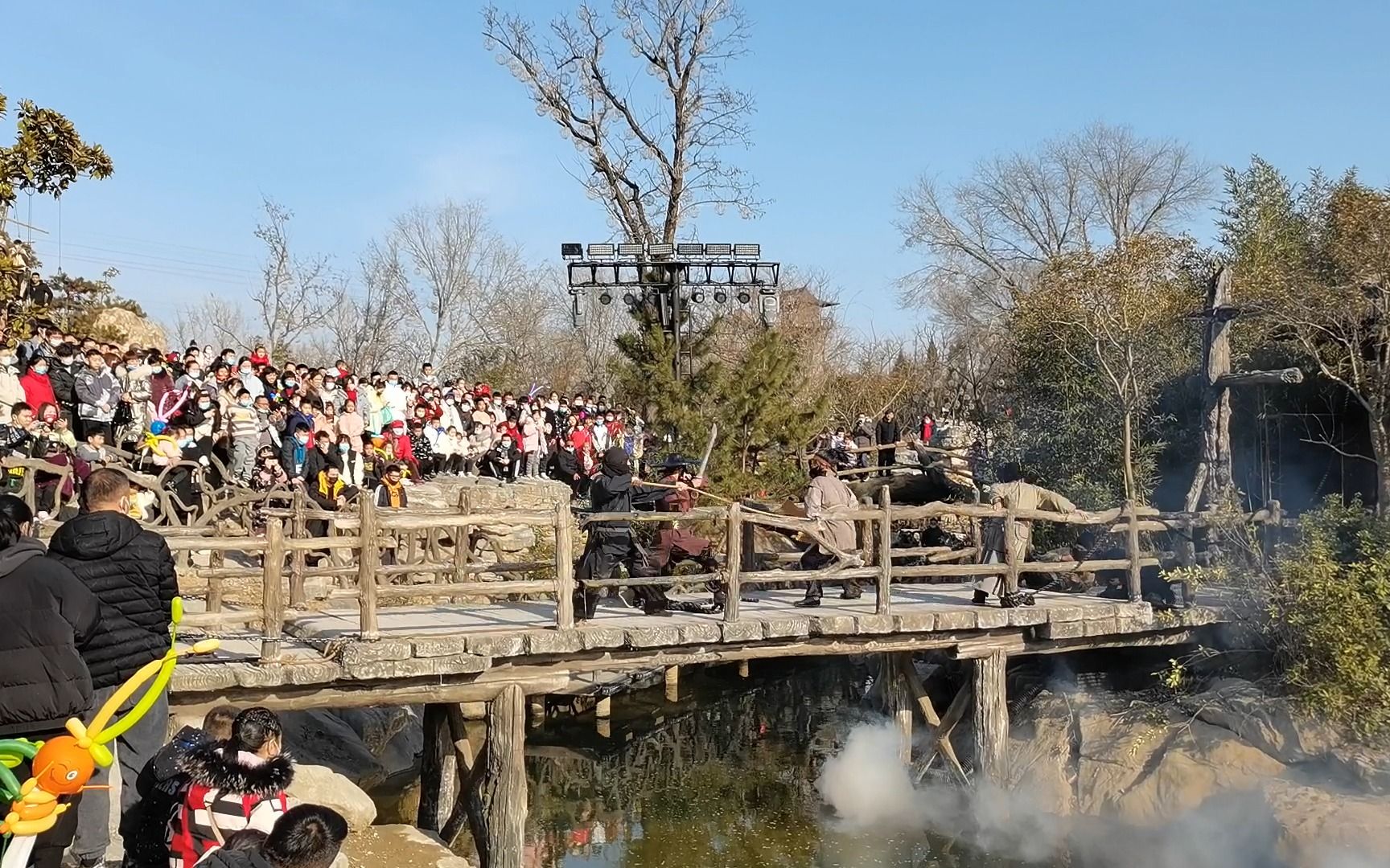 [图]《大闹飞云浦》日场全场；万岁山水浒题材武松实景演出剧目；导演余留艺作品