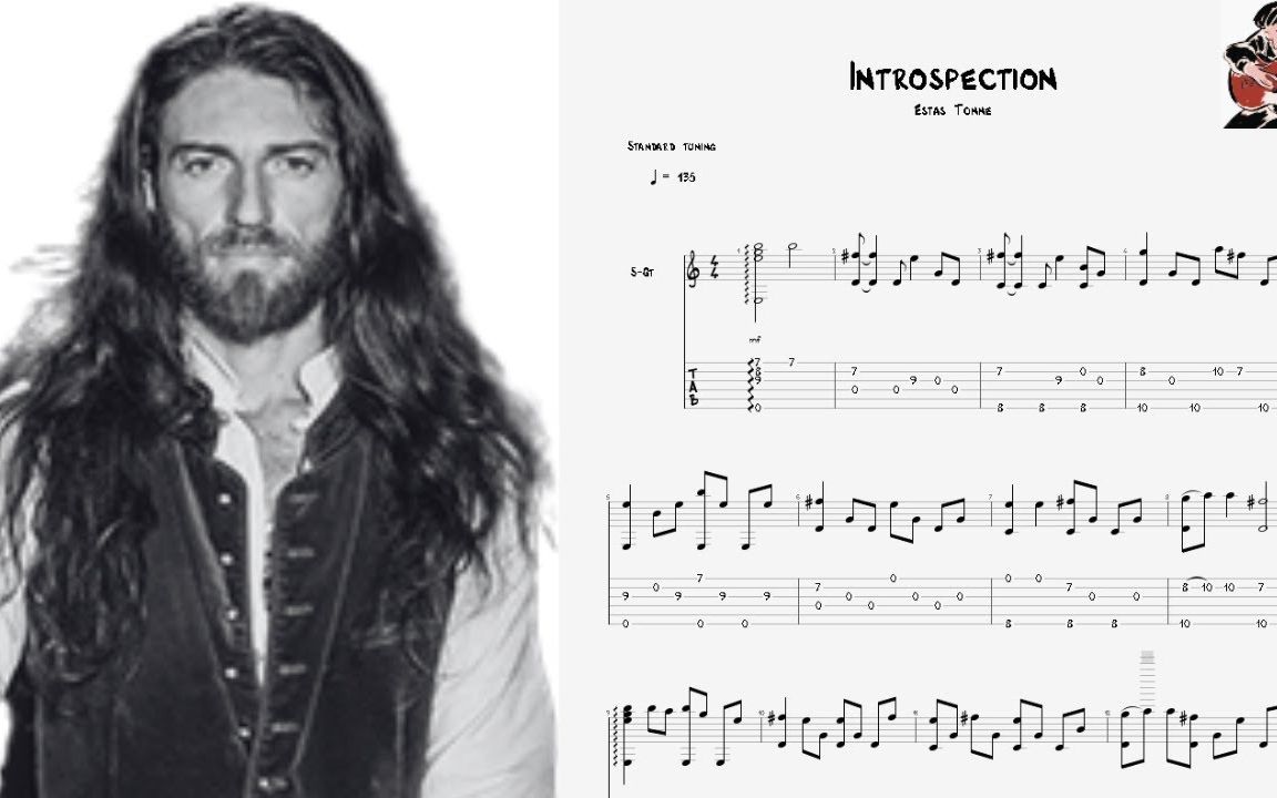 [图]Estas Tonne - Introspection _ Guitar Tab