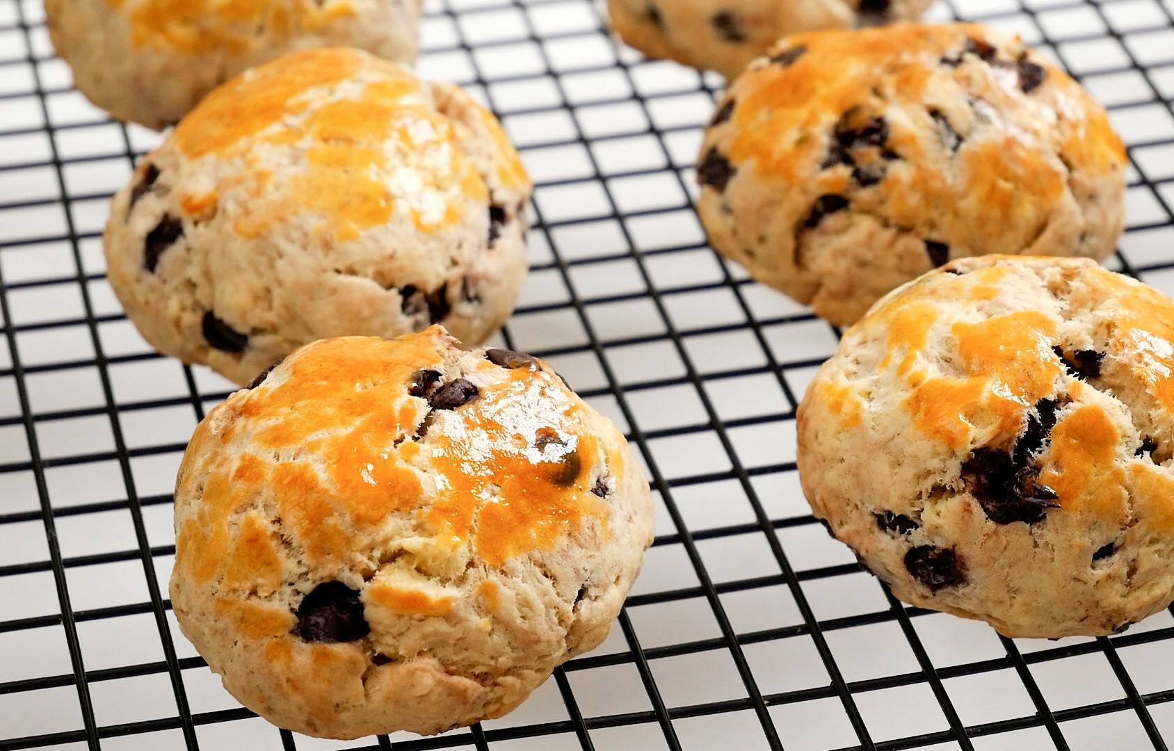 超简单的香蕉巧克力司康,外酥里软,美味的下午茶小甜点