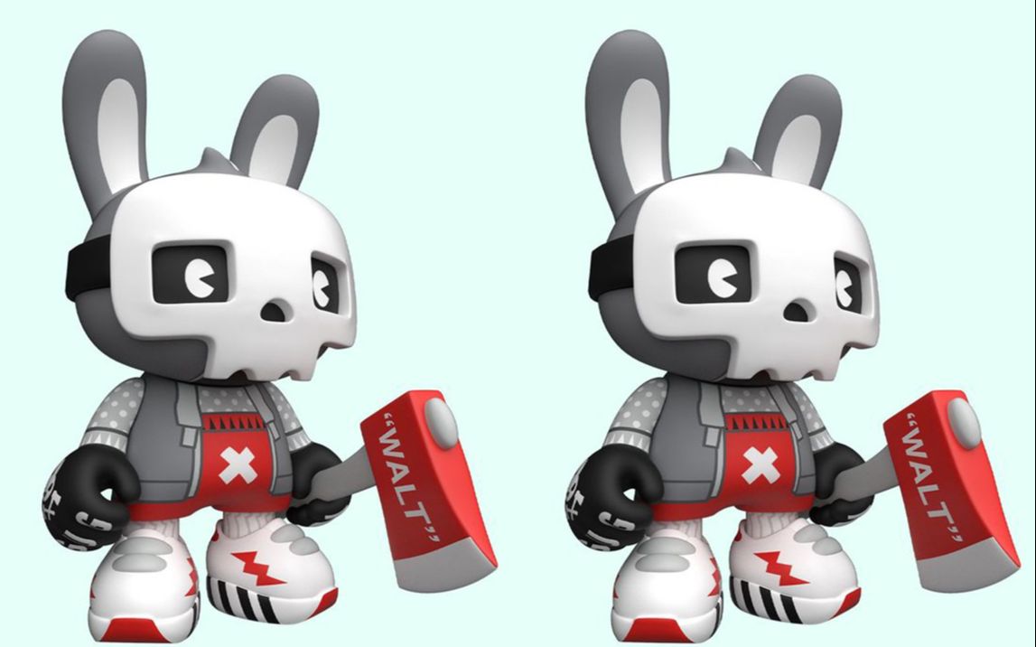3dmax建模——潮玩手办模型制作,兔子先生