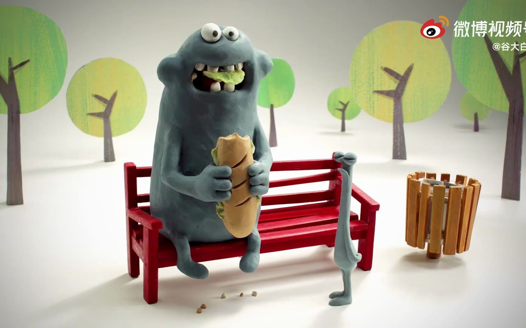 粘土动画短片《你也饿了么》