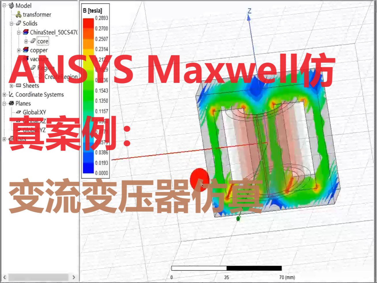 ANSYS Maxwell仿真案例:变流变压器仿真哔哩哔哩bilibili