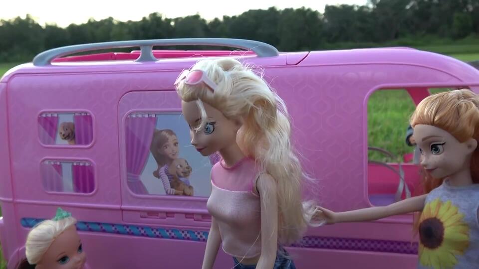 Elsa and anna toddlers camping new arrivals