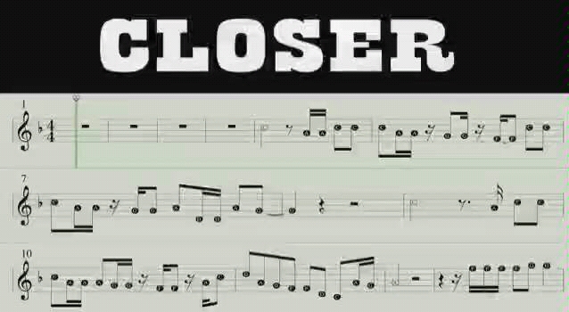 【萨克斯谱】closer