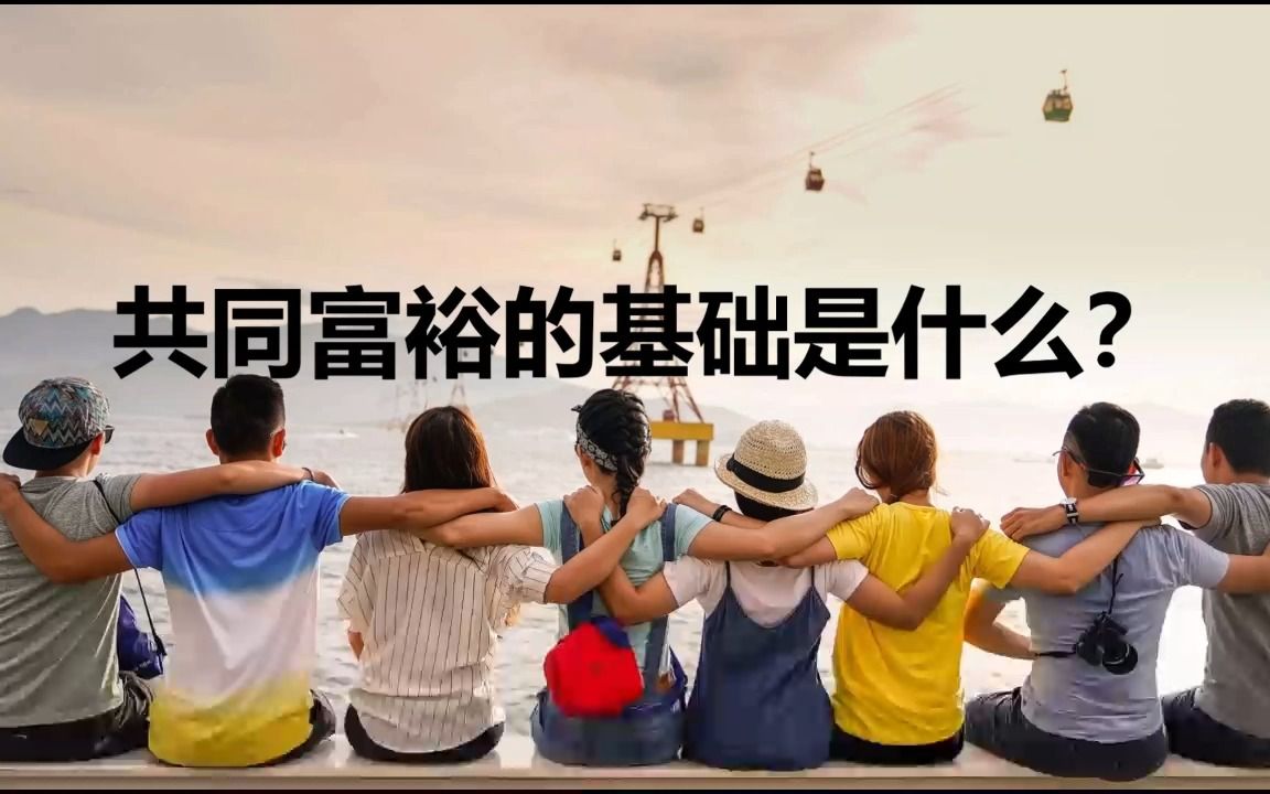 共同富裕的基础是什么?哔哩哔哩bilibili