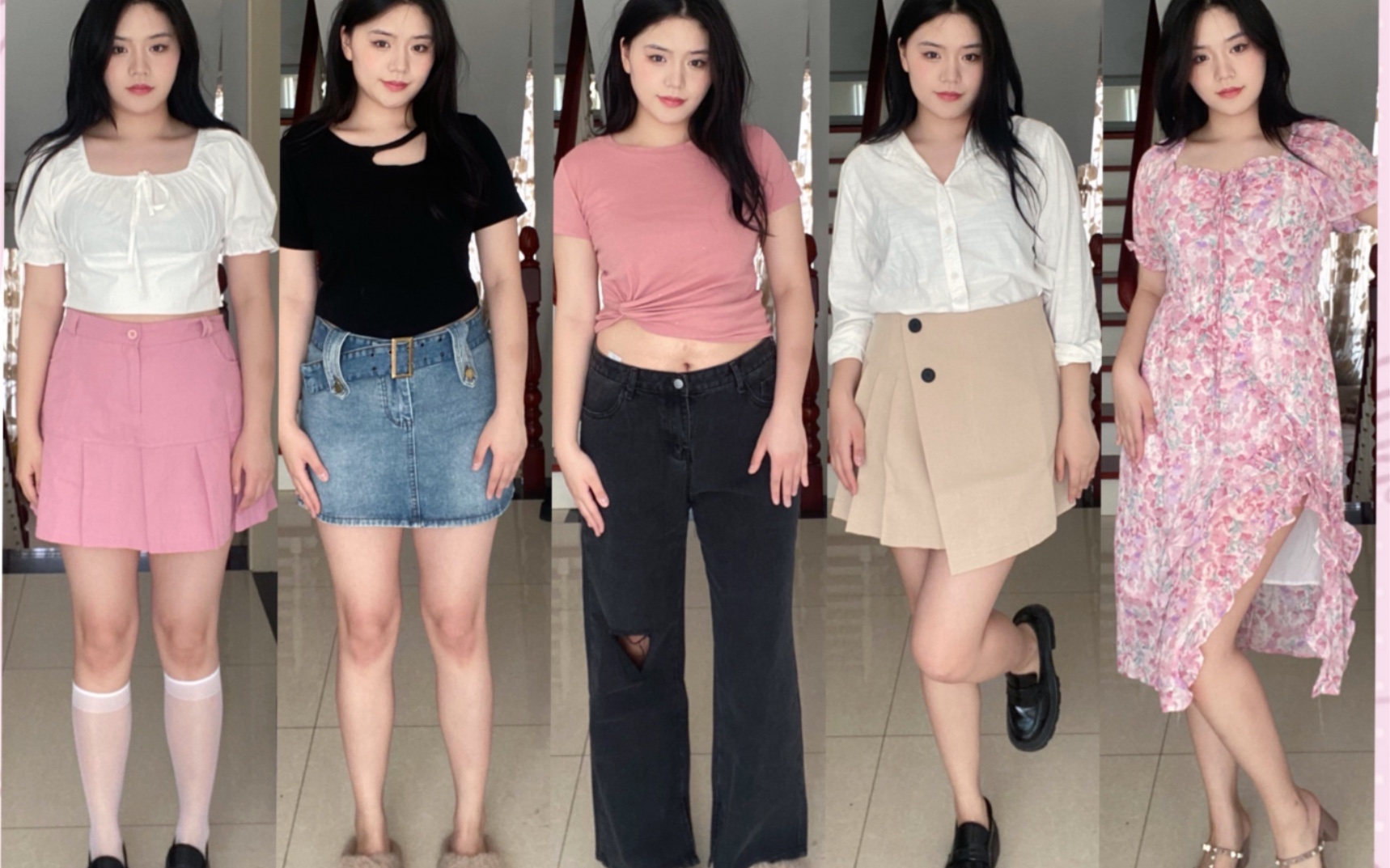 170 140斤|微胖女生的平价辣妹穿搭!求求了真的很辣