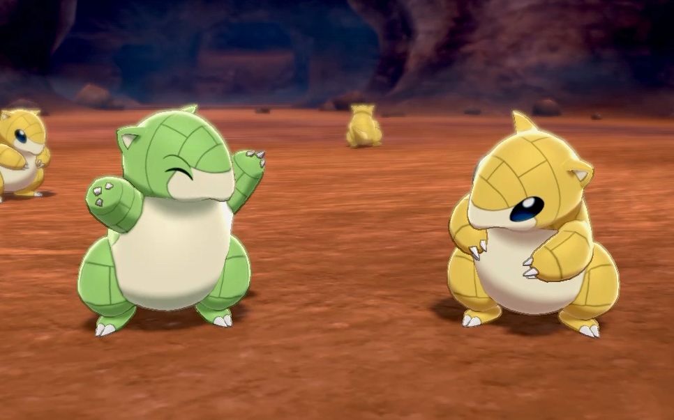 【宝可梦剑盾】山洞深处的瑰宝!穿山鼠の观察日记~闪光穿山鼠get