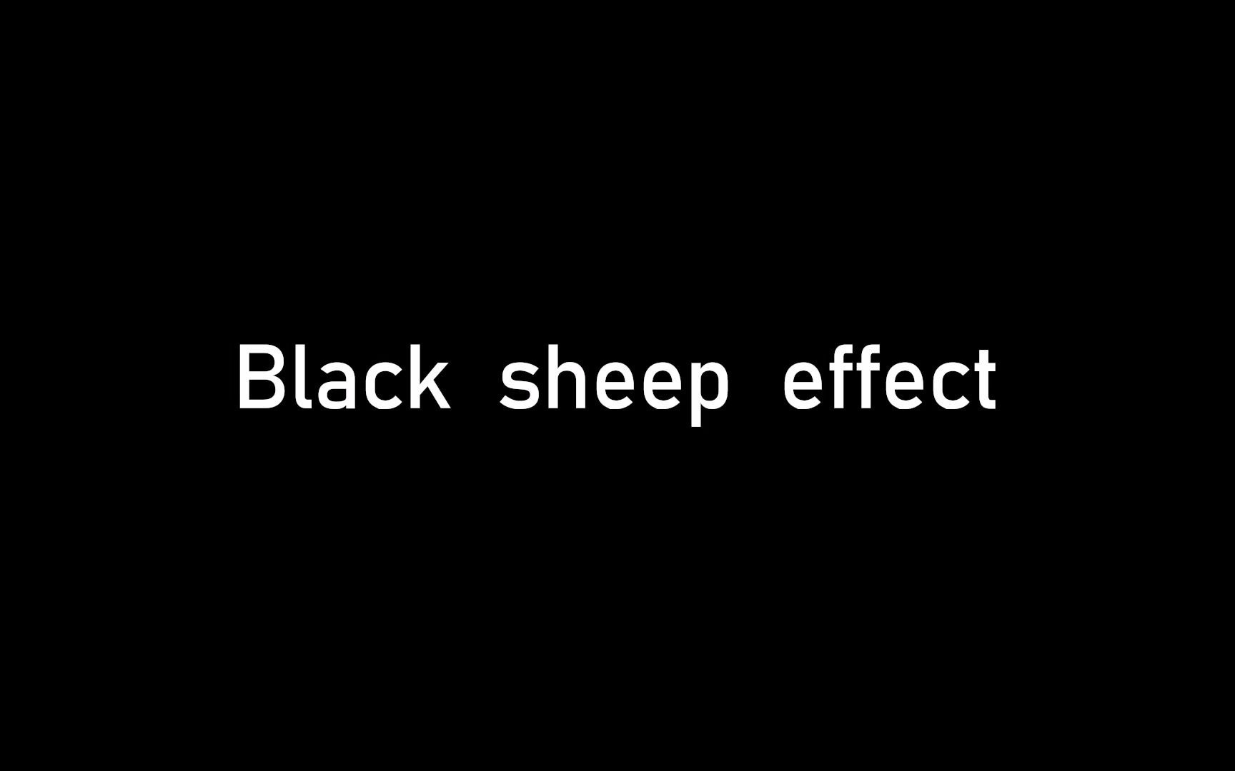 [图]【实验性动画】黑羊效应/Black sheep effect，校园霸凌/校园欺凌