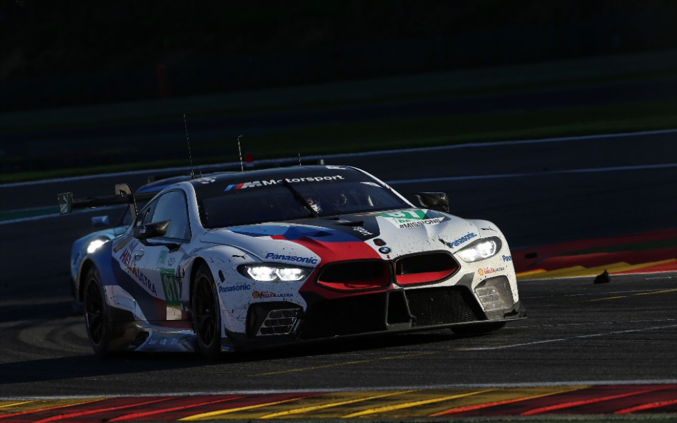 【神力科莎】新版bmw m8 gte试跑spa (低配置极限画质)