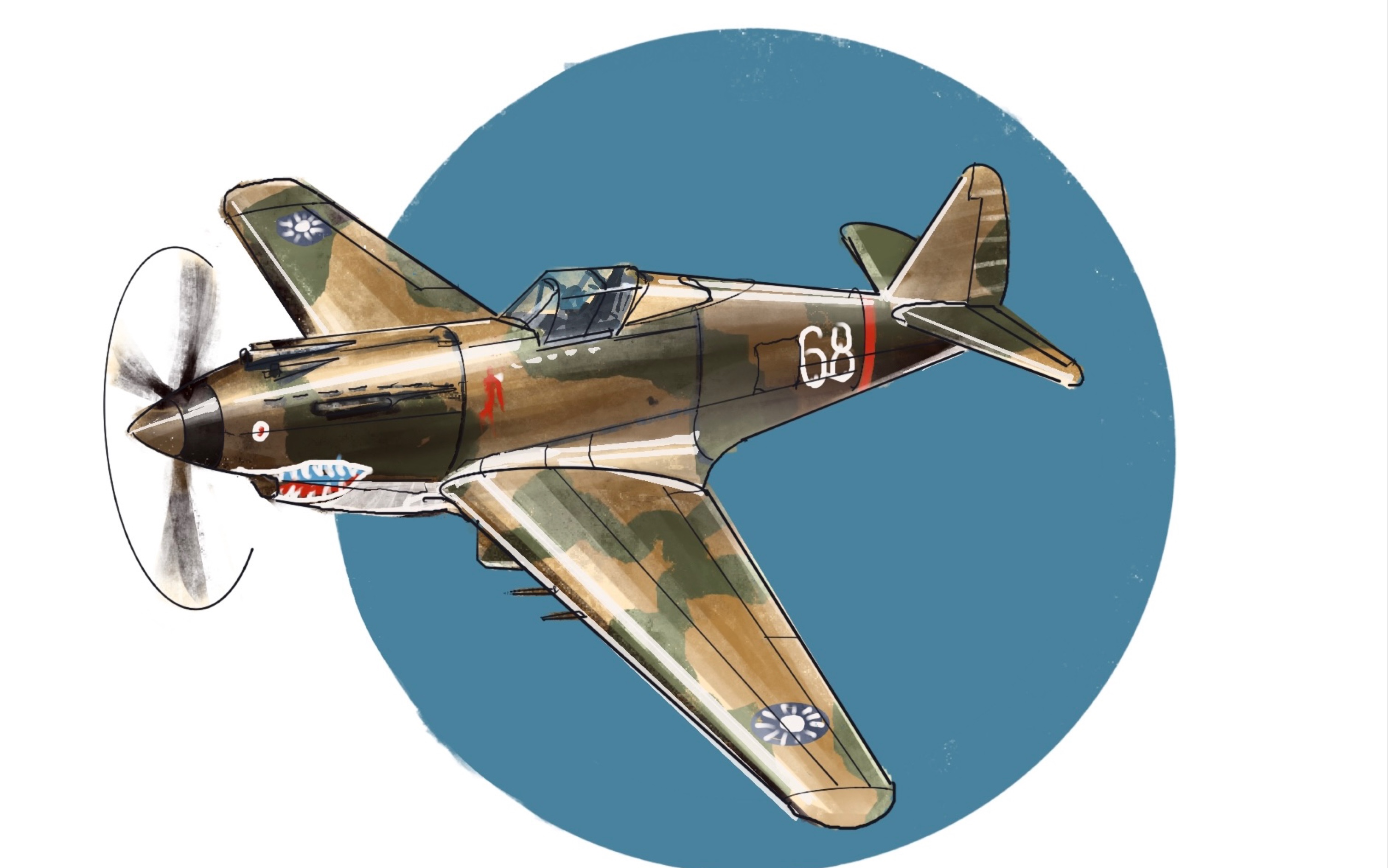 P-40战斗机图片图片