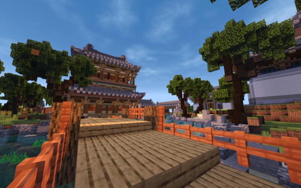 mc中式建筑《海语小阁》_哔哩哔哩_bilibili