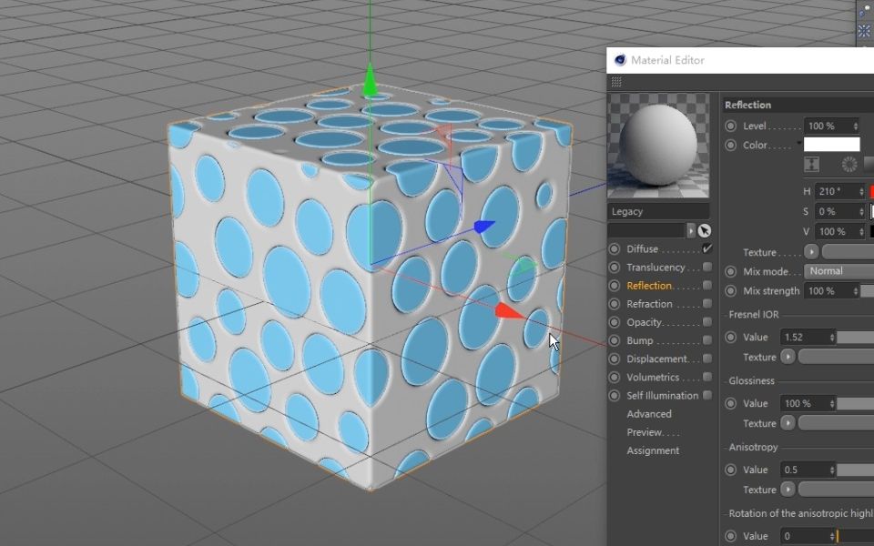 科研绘图C4D教程 超快速上手指南之2分钟制作镶嵌小球哔哩哔哩bilibili