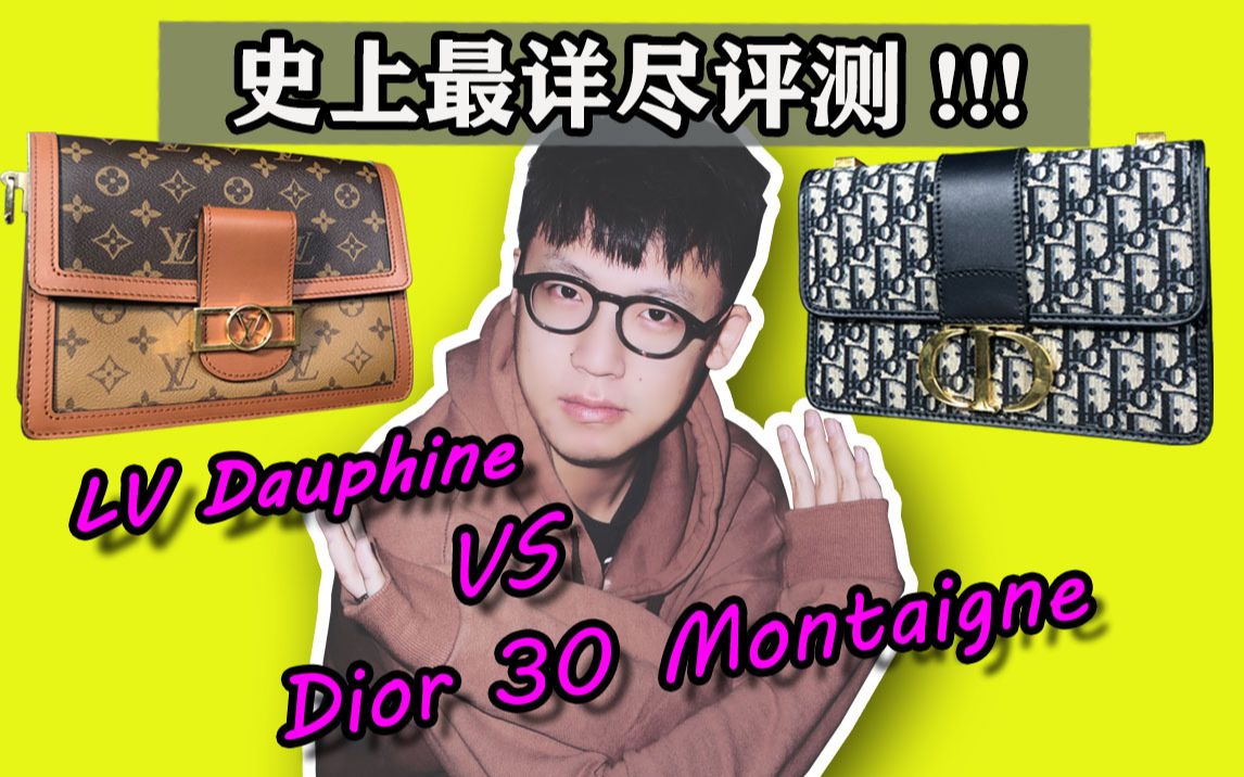 地表最详细测评——LV达芙妮/Dauphine和Dior30蒙田/Montaigne对比测评哔哩哔哩bilibili