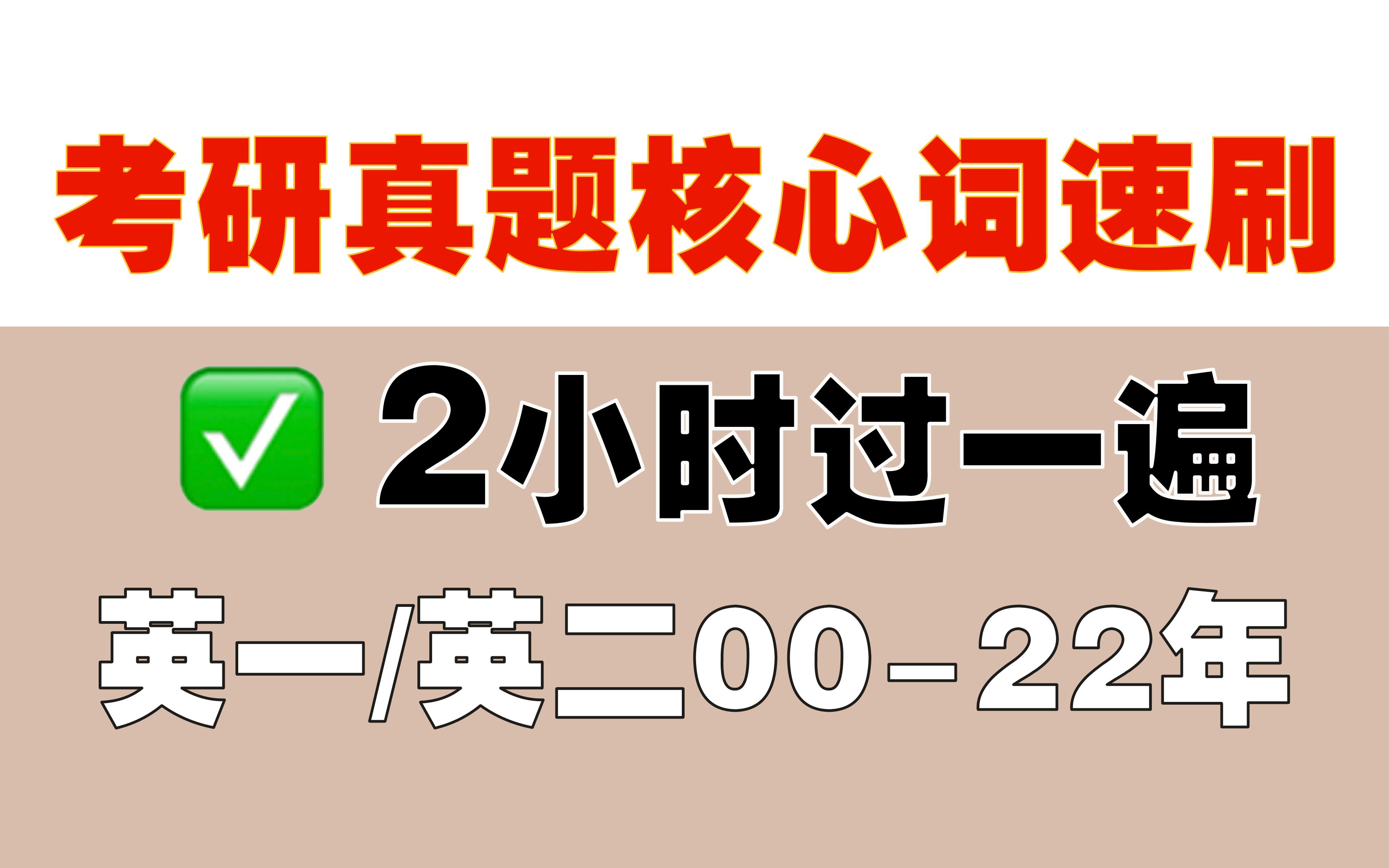 [图]真题核心词速刷，5分钟一个年份（盘他！）