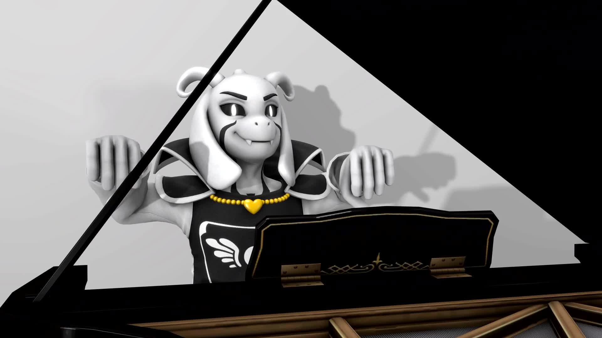 asriel plays hopes & dreams(mmd版)