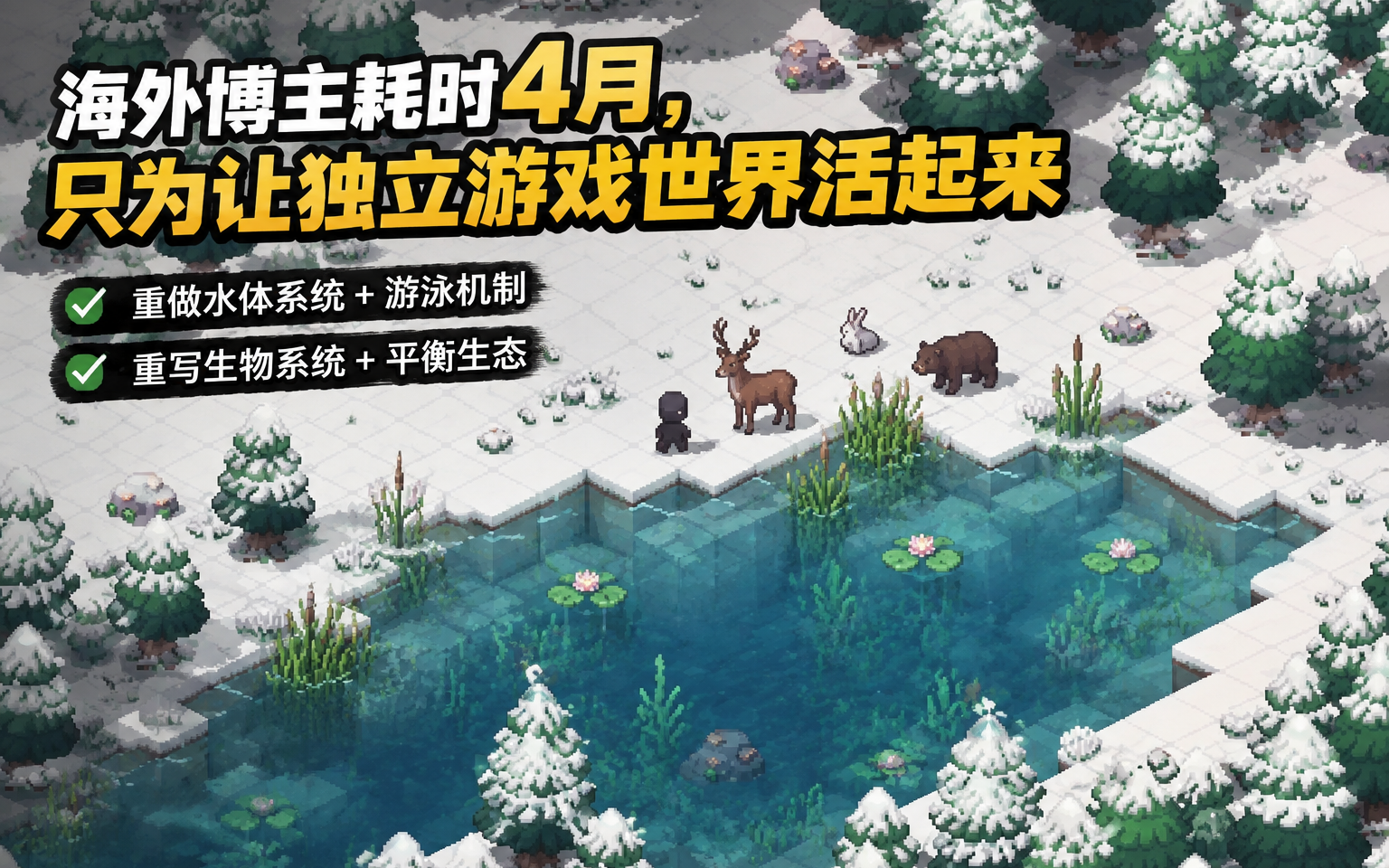 【中字】海外博主耗时4月,只为让独立游戏世界活起来