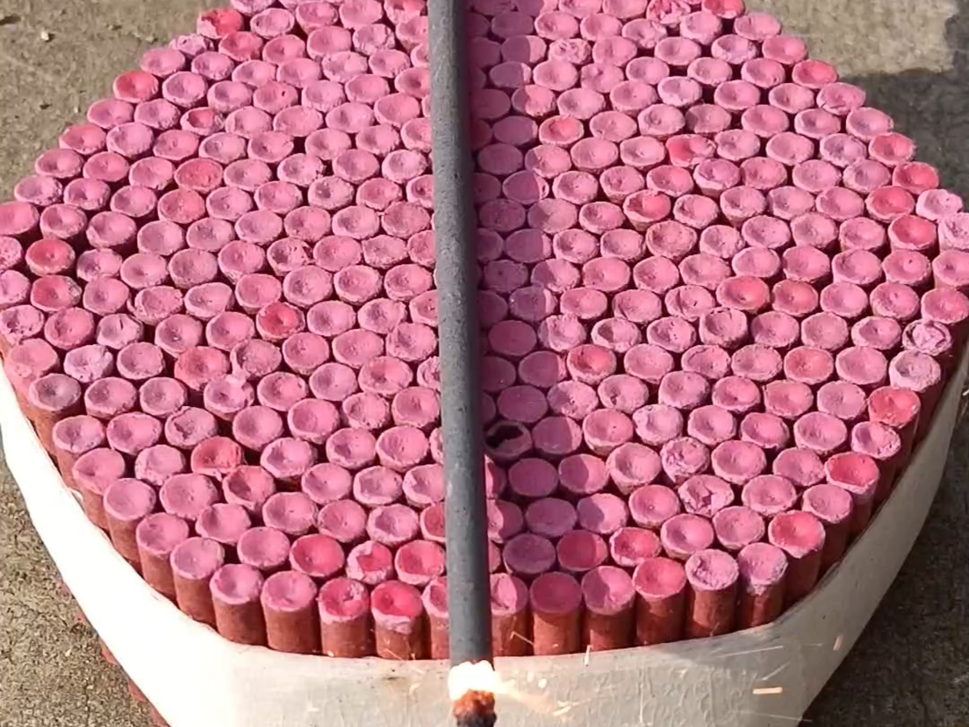 同时放1000个黑老大#鞭炮