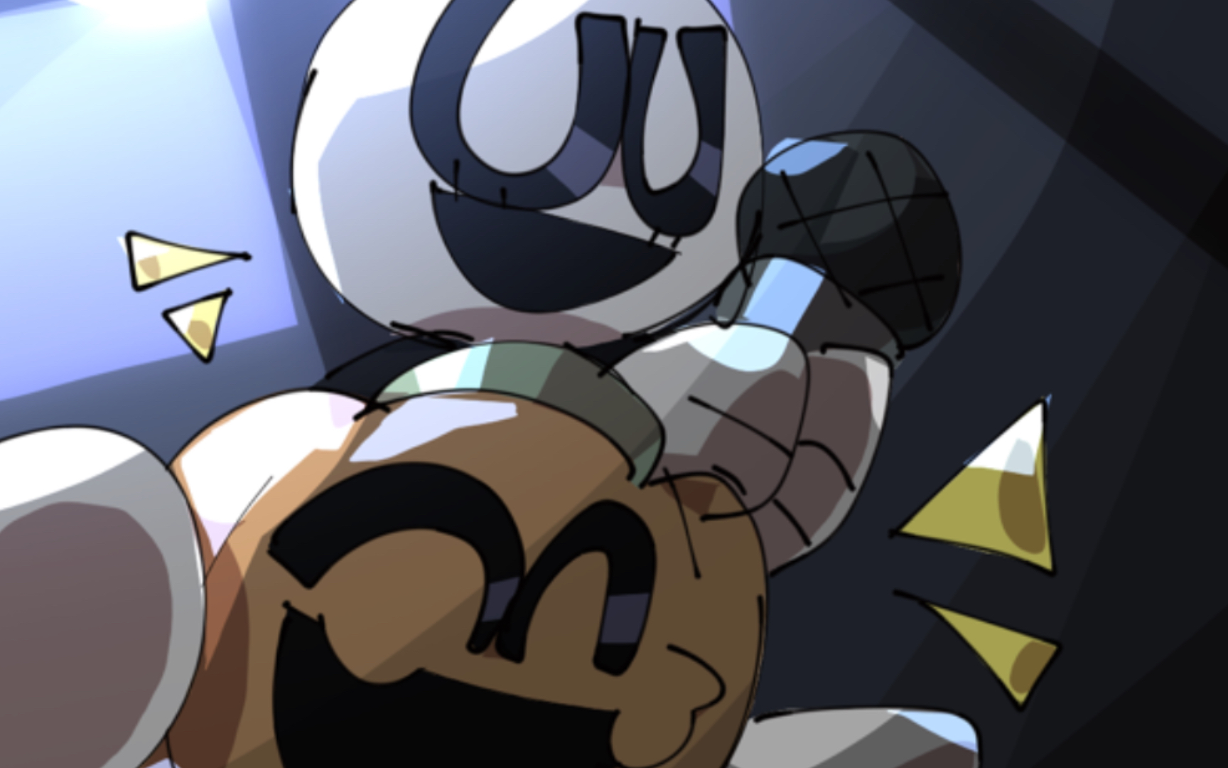 【fnf/绘画】skid&pump_哔哩哔哩_bilibili