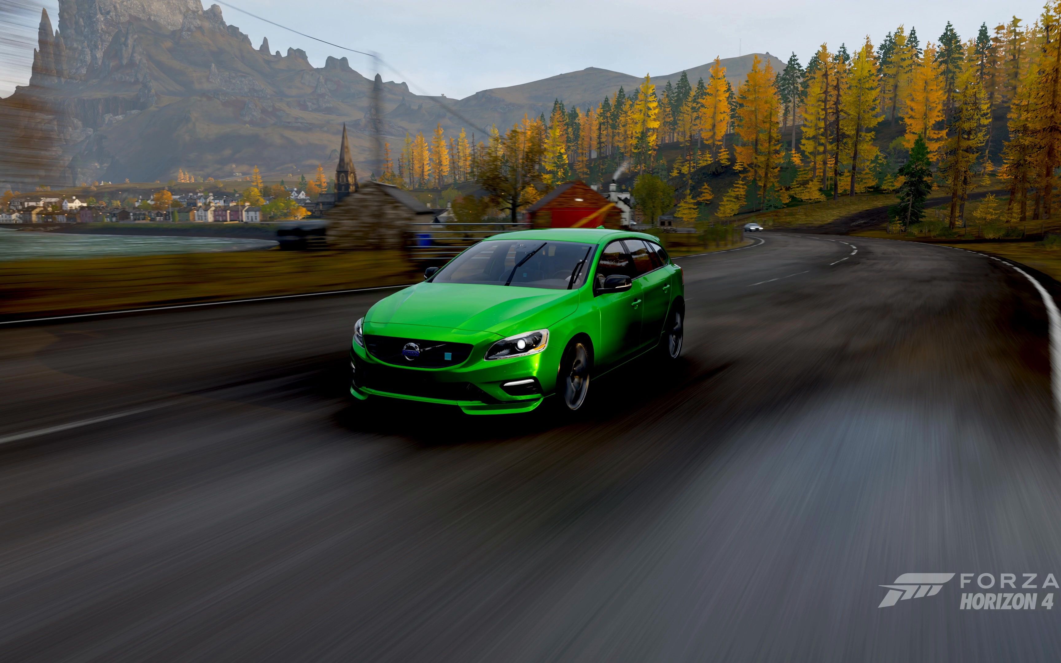 forza地平线4沃尔沃v60极光欣赏