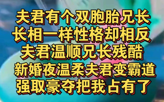 夫君有个双胞胎兄长,两人长相一样,夫君温顺兄长却残酷哔哩哔哩bilibili