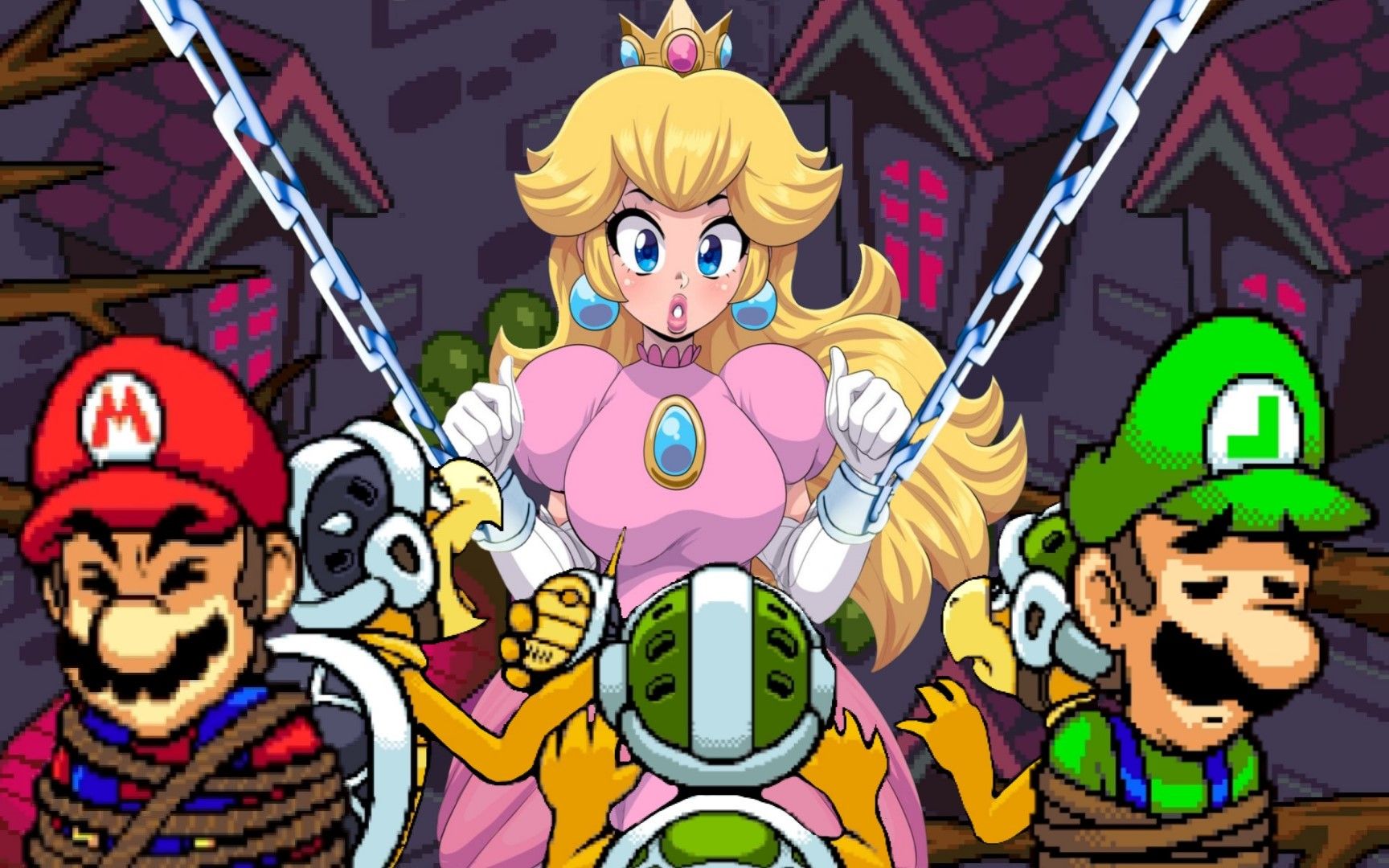 [图][DS] Super Princess Peach [战士公主 / All Bosses]