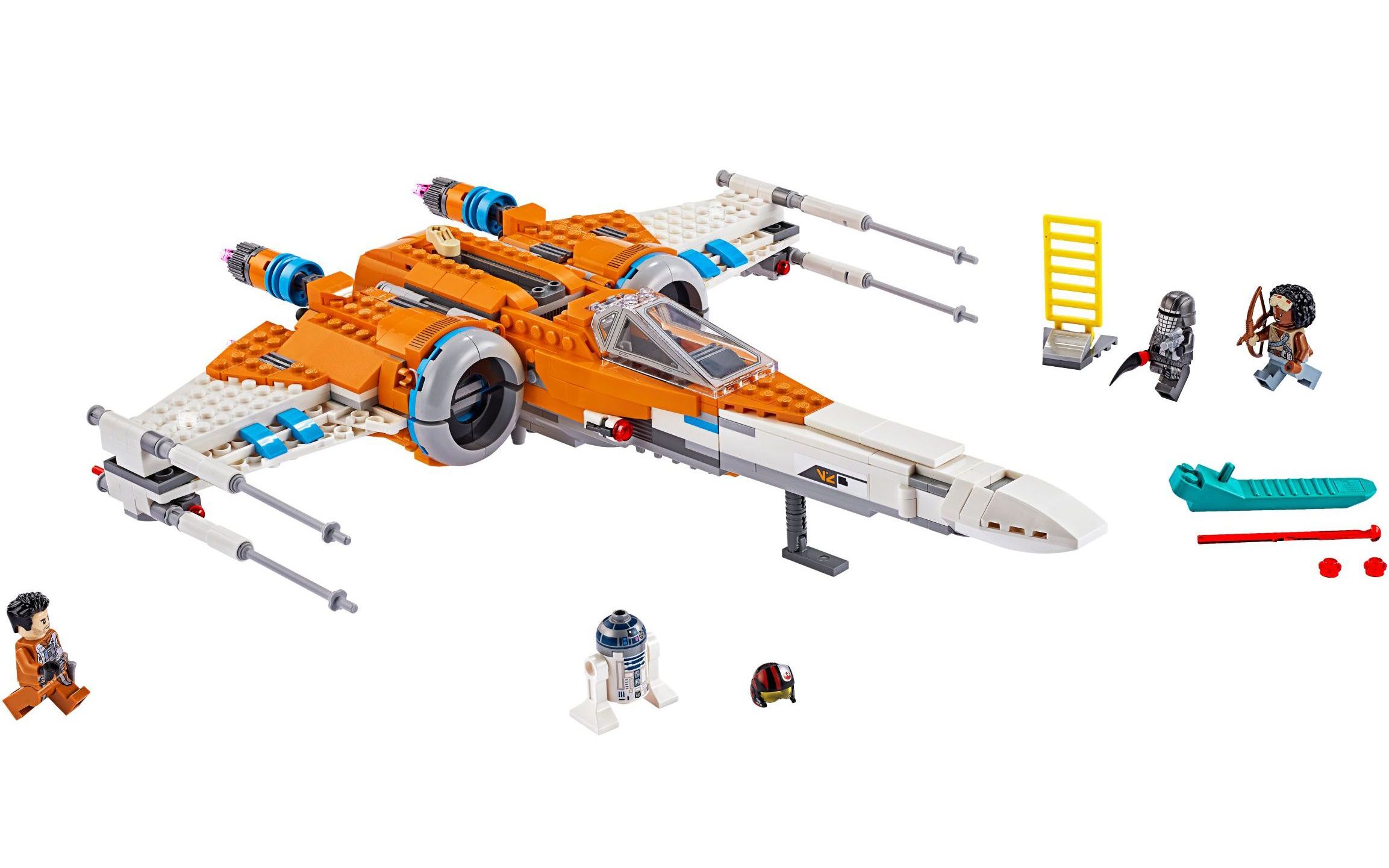 乐高lego75273星球大战波达默龙的x翼战机2020速拼评测