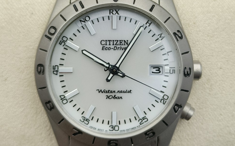 西铁城h416光动能电波表