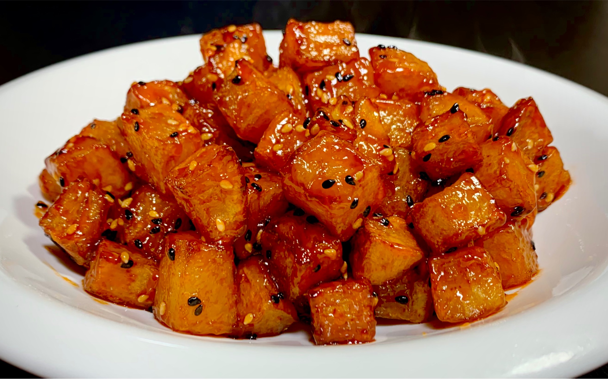 糖醋土豆丁好吃有诀窍,做法简单,酥脆香甜,比肯德基做的更香